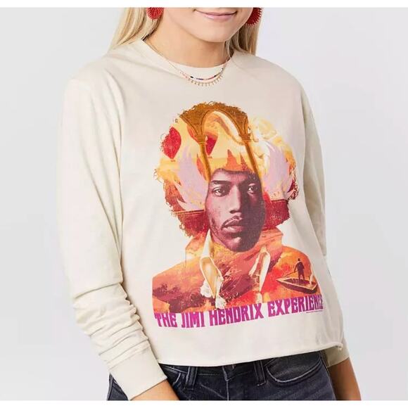 Goodie Two Sleeves Jimi Hendrix Band T-Shirt Small NEW - Picture 2 of 8